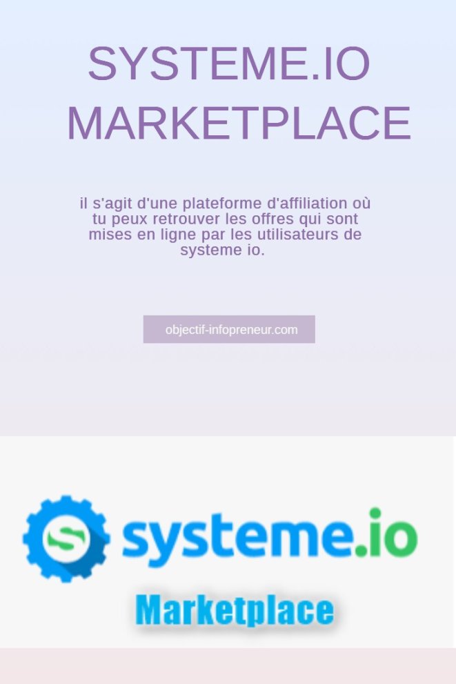 systeme.io marketplace